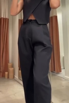 pantalone GEOMELPA BLACK