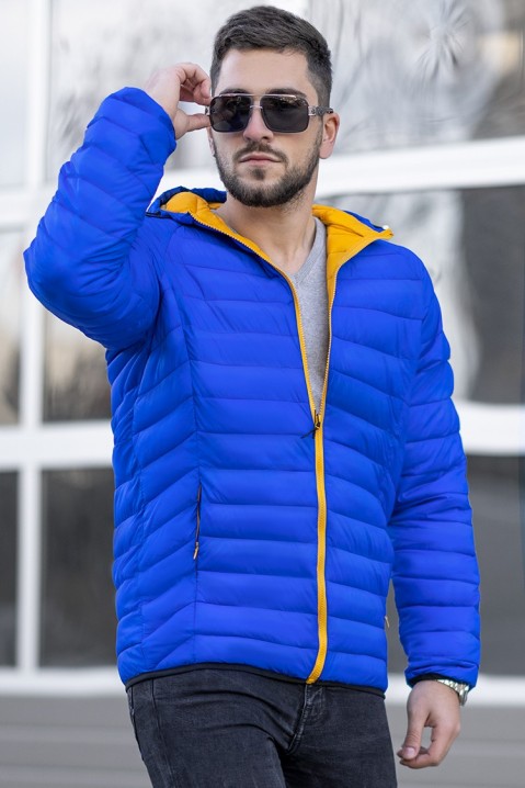 Muška jakna EVERET BLUE, Boja: plava, IVET.BA - Nova Kolekcija