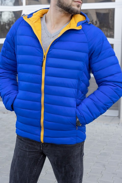 Muška jakna EVERET BLUE, Boja: plava, IVET.BA - Nova Kolekcija