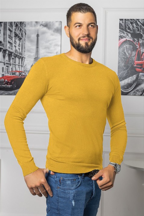 Muški džemper RODOS MUSTARD, Boja: senf, IVET.BA - Nova Kolekcija