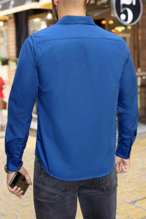 Muška košulja MALTIVO BLUE, Boja: plava, IVET.BA - Nova Kolekcija