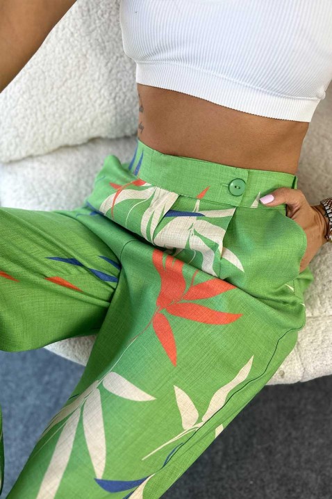 Pantalone MEGANIA GREEN, Boja: zelena, IVET.BA - Nova Kolekcija