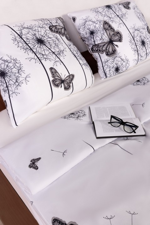 Komplet posteljine SOMERGA 155 x 200 cm pamučni saten, Boja: bela, IVET.BA - Nova Kolekcija
