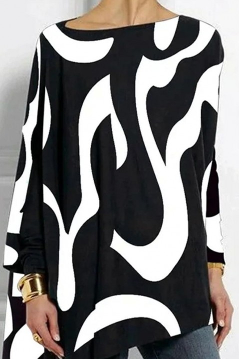 Ženska bluza ROGONHA BLACK, Boja: crna i bela, IVET.BA - Nova Kolekcija