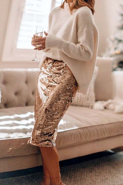 Suknja FERLIPA GOLD, Boja: zlatna, IVET.BA - Nova Kolekcija