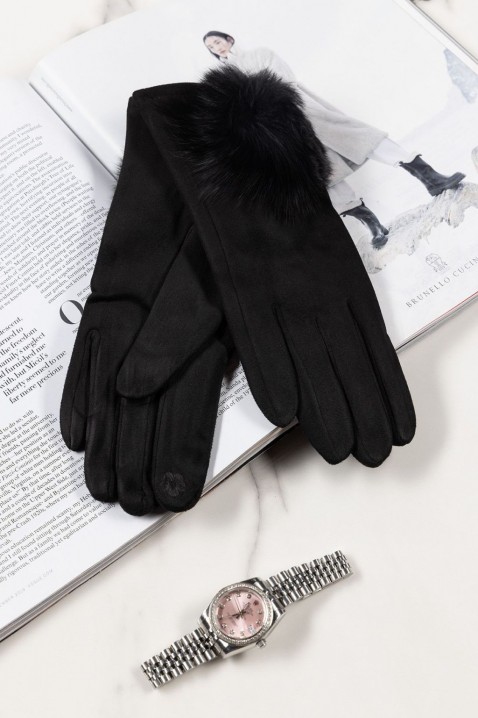Ženske rukavice GOLSITA BLACK, Boja: crna, IVET.BA - Nova Kolekcija