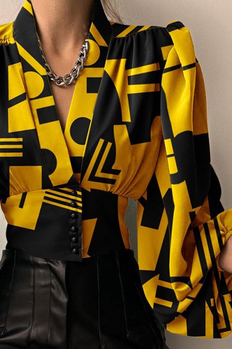 Ženska bluza NEROMELA, Boja: crna i žuta, IVET.BA - Nova Kolekcija