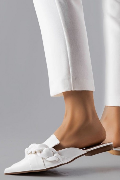 Ženske papuče BATENDA WHITE, Boja: bela, IVET.BA - Nova Kolekcija