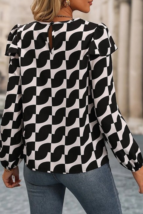 Ženska bluza DOMILPERA, Boja: crna i bela, IVET.BA - Nova Kolekcija