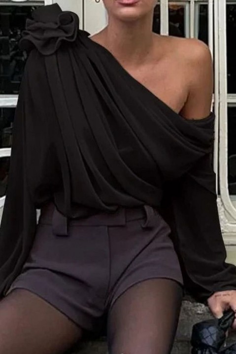 Ženska bluza AMOLSINA BLACK, Boja: crna, IVET.BA - Nova Kolekcija
