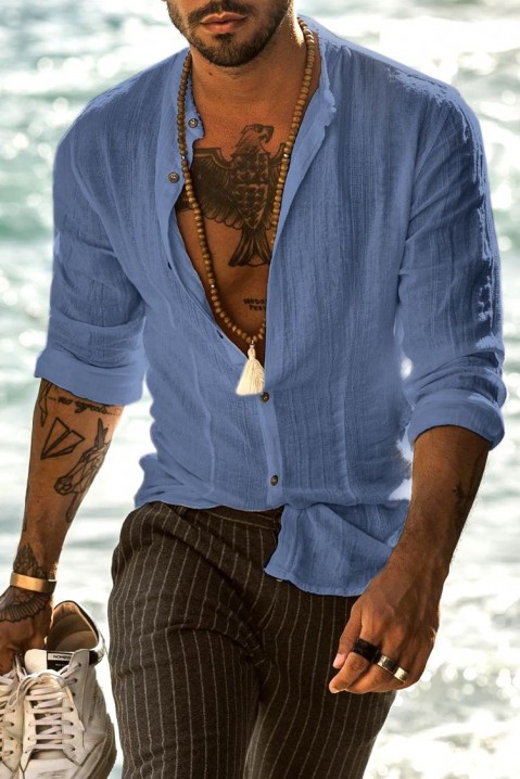 Muška košulja FENDORO BLUE, Boja: plava, IVET.BA - Nova Kolekcija