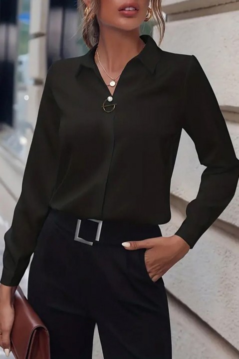 Ženska košulja LENALDA BLACK, Boja: crna, IVET.BA - Nova Kolekcija