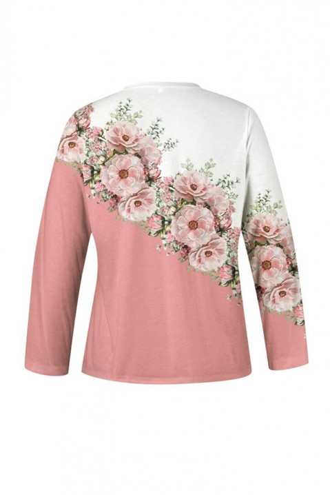 Ženska bluza BLUMPELSA, Boja: bela i roze, IVET.BA - Nova Kolekcija