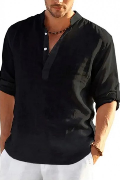Muška košulja RENFILDO BLACK, Boja: crna, IVET.BA - Nova Kolekcija