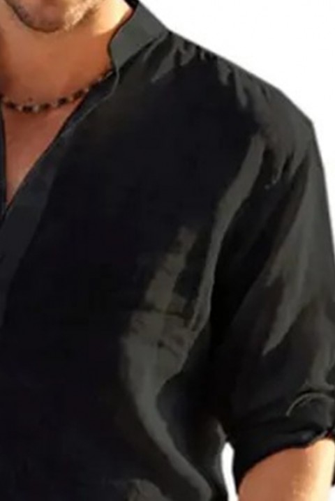 Muška košulja RENFILDO BLACK, Boja: crna, IVET.BA - Nova Kolekcija