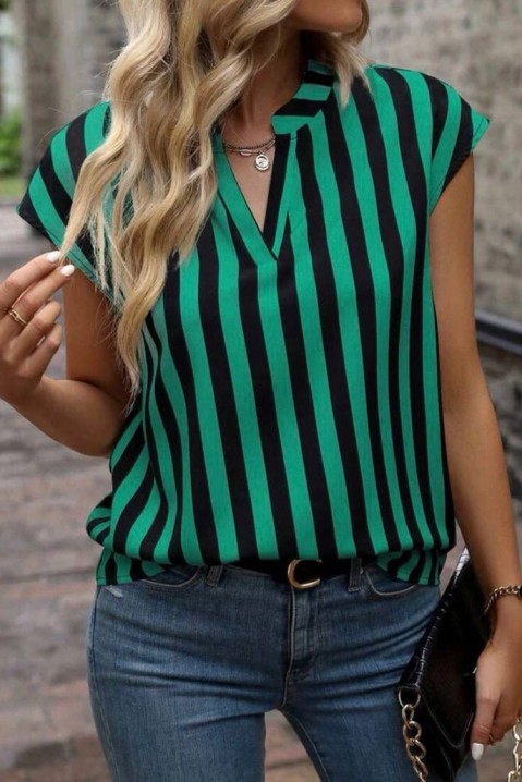Ženska bluza KRESILDA GREEN, Boja: zelena i crna, IVET.BA - Nova Kolekcija