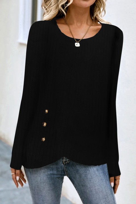 Ženska bluza PIROLZA BLACK, Boja: crna, IVET.BA - Nova Kolekcija