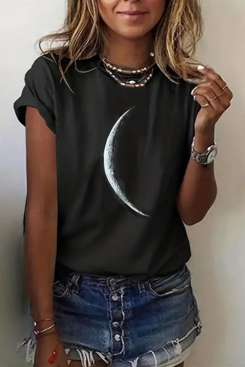 Majica DANIERFA BLACK, Boja: crna, IVET.BA - Nova Kolekcija