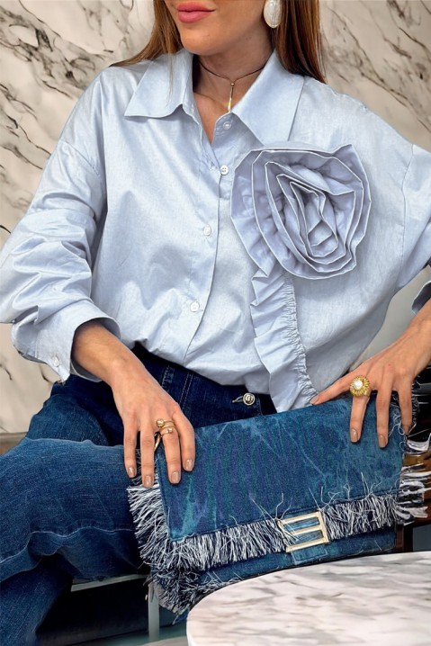 Ženska košulja BALMERDA, Boja: plava, IVET.BA - Nova Kolekcija