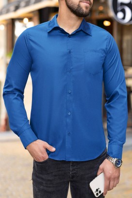 muška košulja MALTIVO BLUE