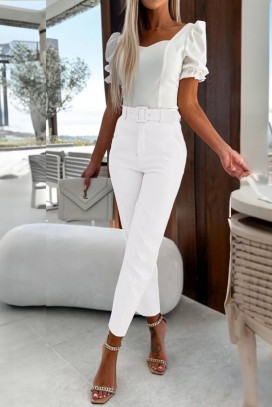 pantalone FLOSINA WHITE