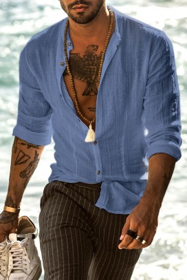 muška košulja FENDORO BLUE